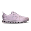 White running shoe with visible 'On' branding on a white background