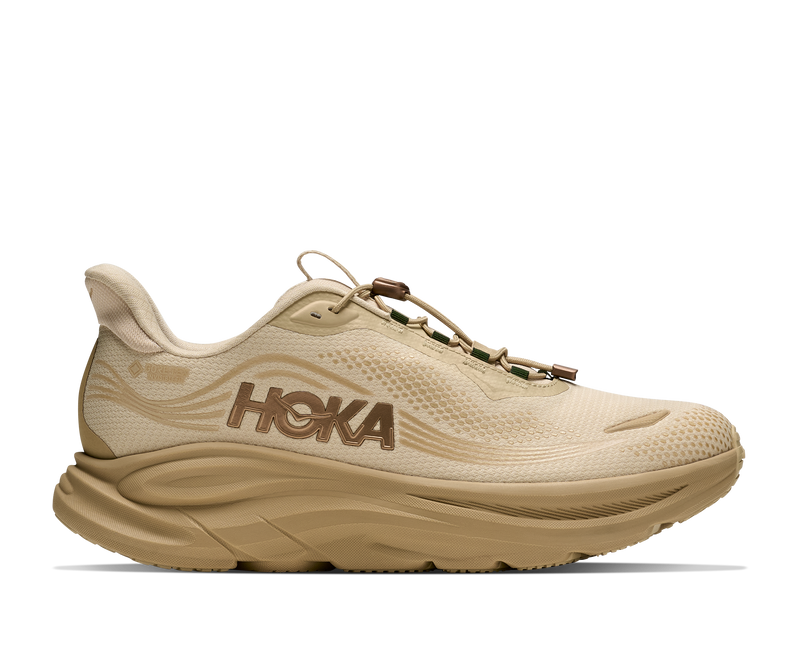 1183114-BRLYF | right | Image of HOKA Men's Clifton 11 GTX GLM shoe in Barley Flour / Barley