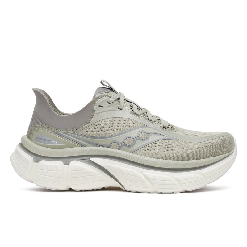 Saucony Men's Paramount Max shoe in Sage / Debonair. AAHV:m-paramount-max|SKU:S101162-1025